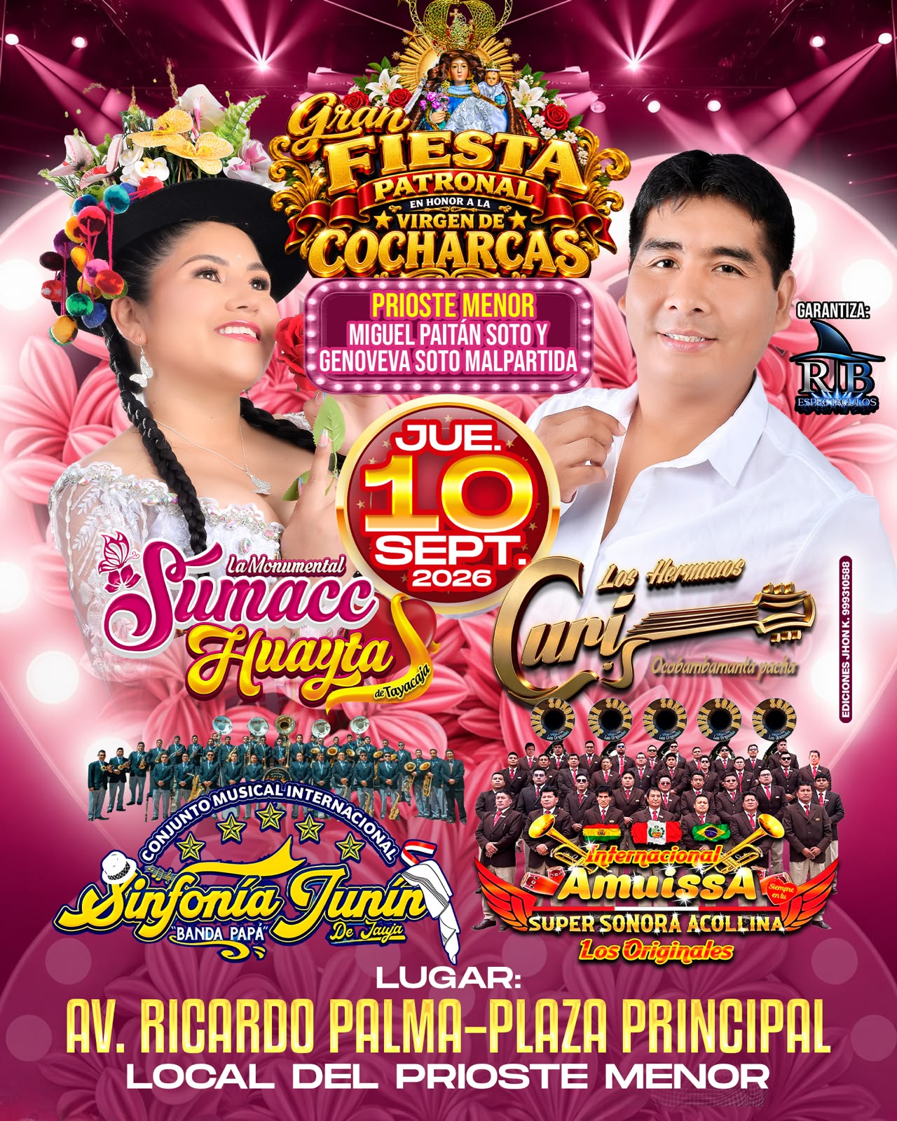 FIESTA PATRONAL  VIRGEN DE COCHARCAS