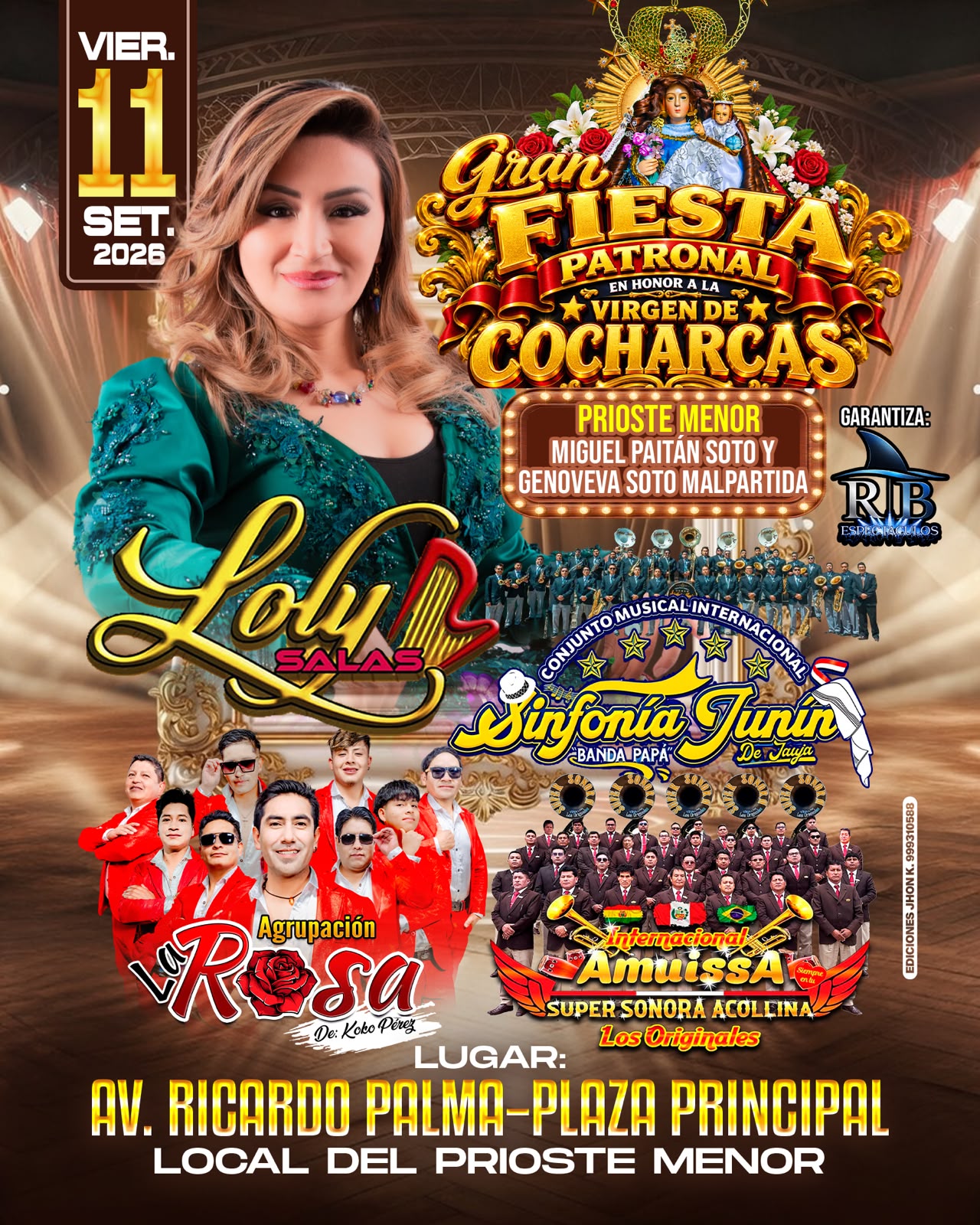 FIESTA PATRONAL  VIRGEN DE COCHARCAS